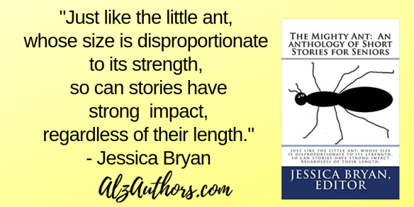 _just like the little ant, whose size is disproportionate to its strength, so can stories have strong impact, regardless of their length._